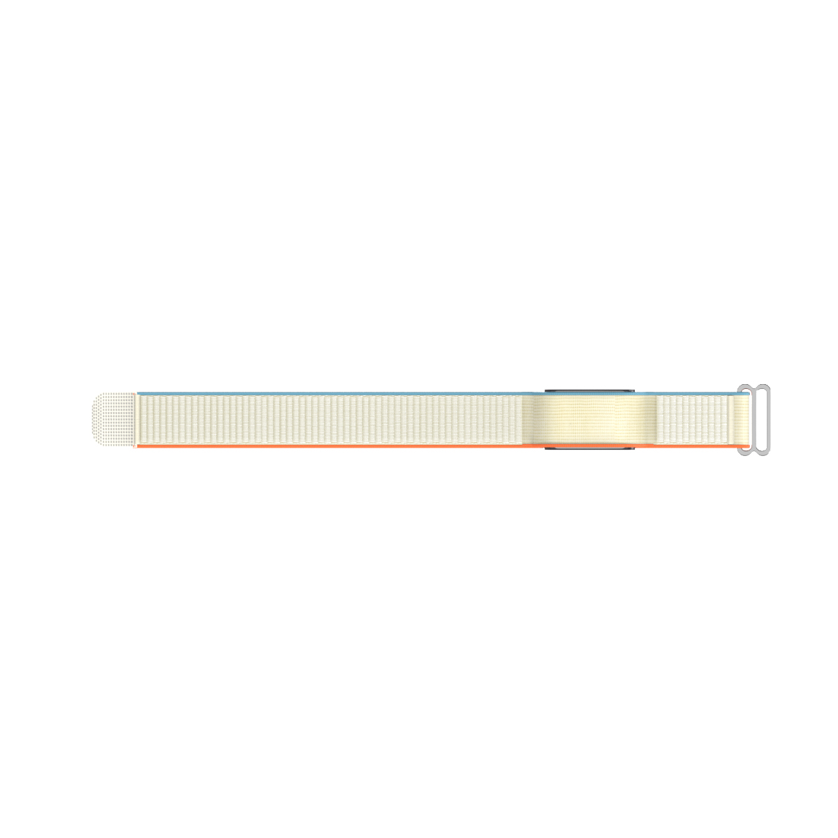 Amazfit Helio Orange Beige Nylon Strap - Image 3